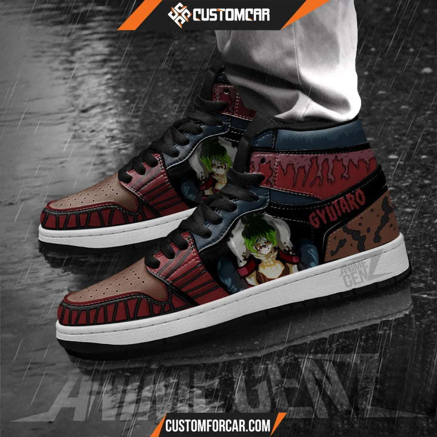 Demon Slayers Gyutaro JD Sneakers Custom Anime Shoes