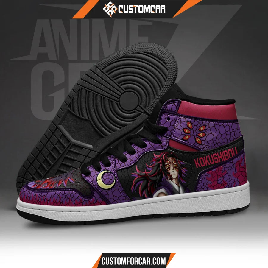 Demon Slayers Kokushibou JD Sneakers Custom Anime Shoes