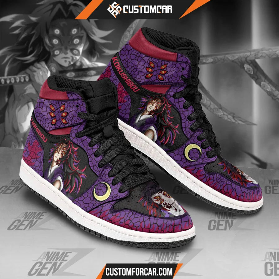 Demon Slayers Kokushibou JD Sneakers Custom Anime Shoes