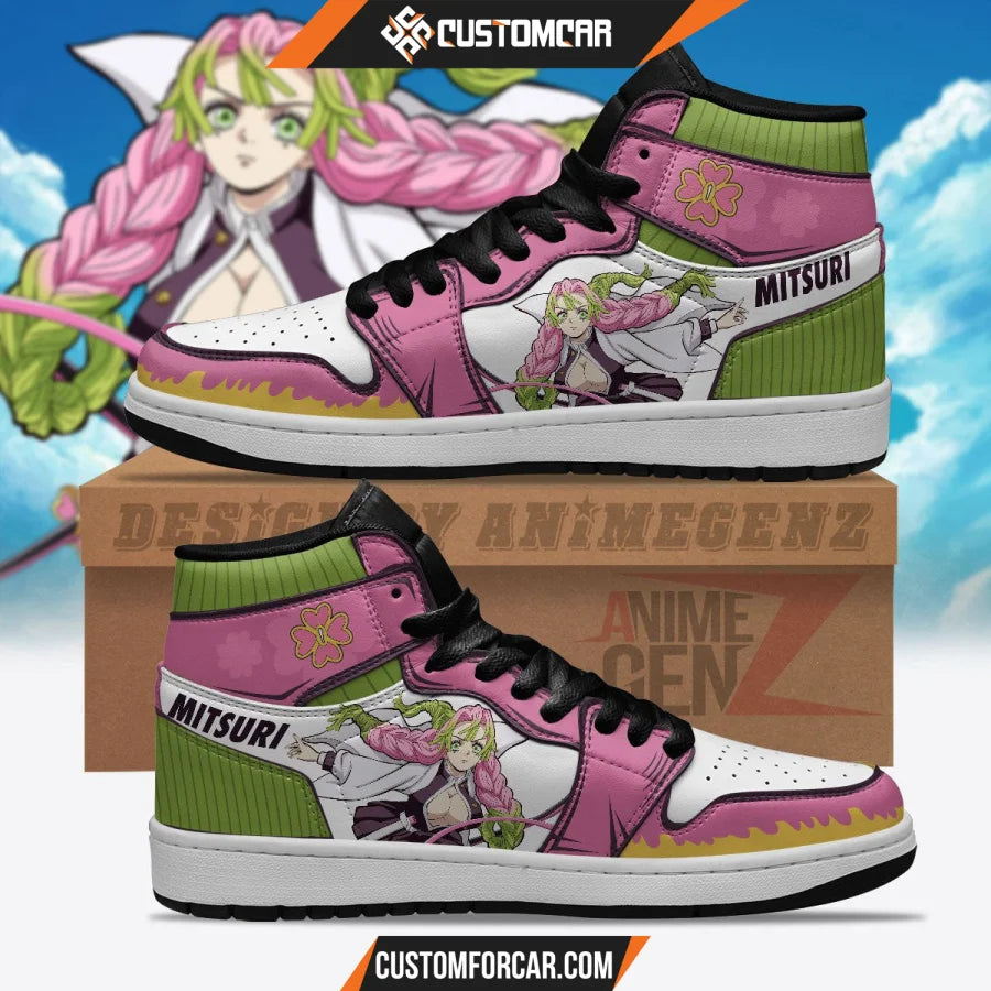 Demon Slayers Mitsuri Kanroji JD Sneakers Custom Anime Shoes