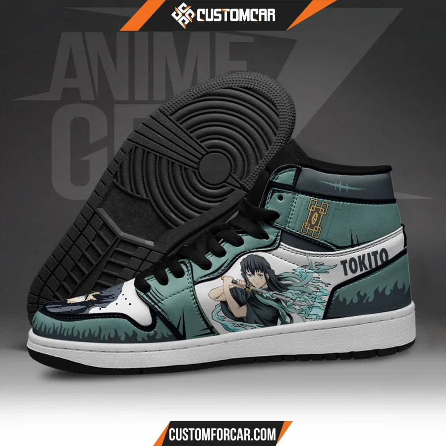 Demon Slayers Muichiro Tokito JD Sneakers Custom Anime Shoes