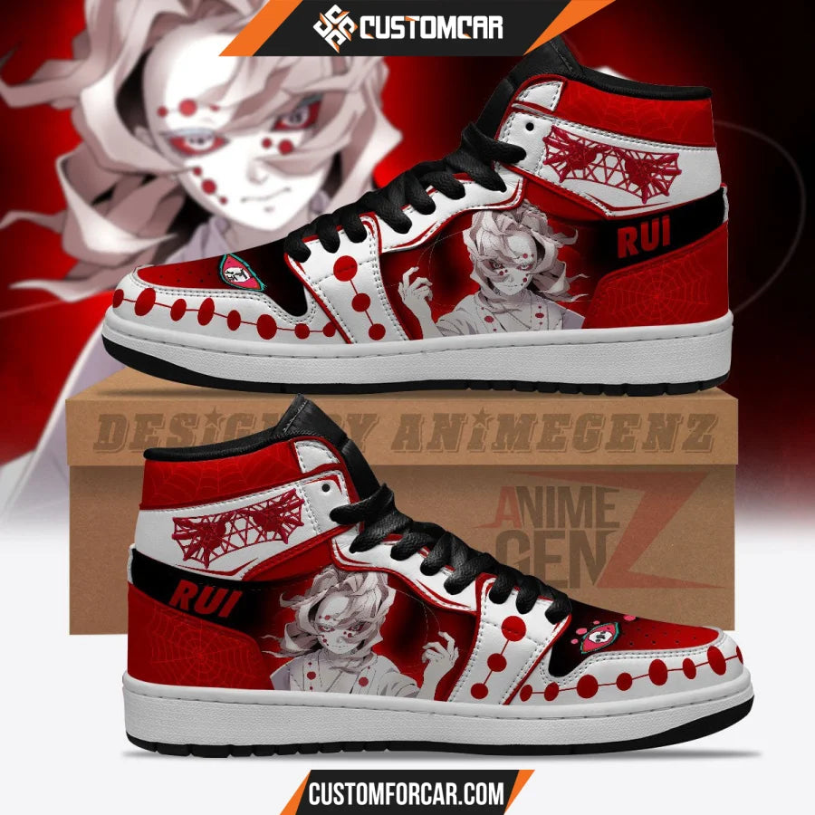 Demon Slayers Rui JD Sneakers Custom Anime Shoes