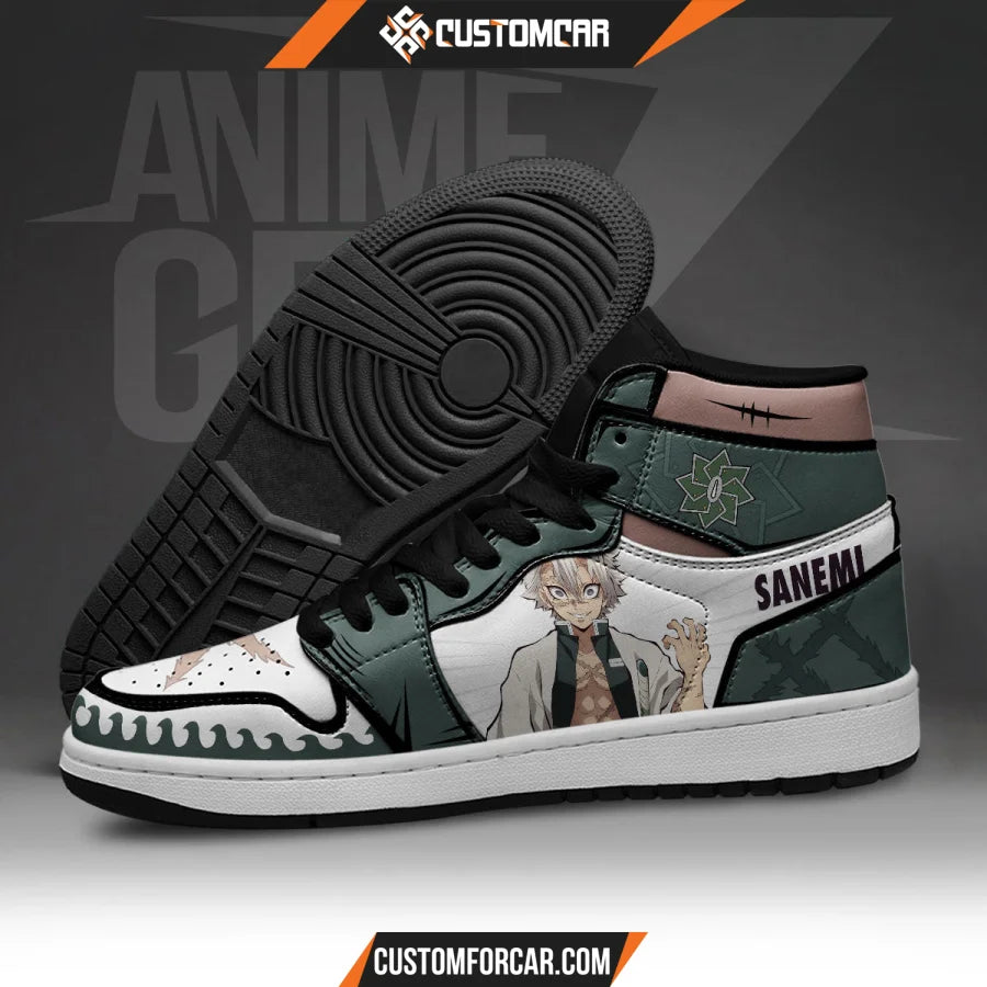 Demon Slayers Sanemi Shinazugawa JD Sneakers Custom Anime