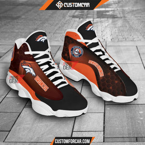 Denver Broncos Air Jordan 13 Sneakers NFL Custom Sport Shoes