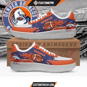 Denver Broncos Air Sneakers NFL Custom Sports Shoes