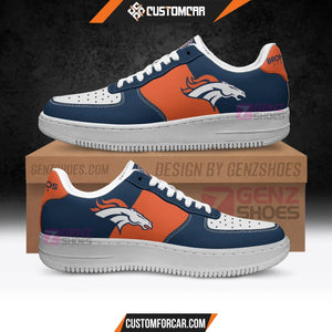 Denver Broncos Air Sneakers NFL Custom Sports Shoes