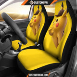 Detective Pikachu Pokemon Car Seat Covers - Car Seat Covers 