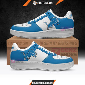 Detroit Lions Air Sneakers NFL Custom Sports Shoes