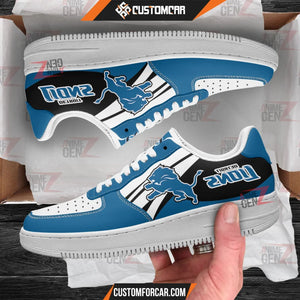 Detroit Lions Air Sneakers NFL Custom Sports Shoes