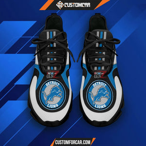 Detroit Lions Clunky Sneakers NFL Custom Sport Shoes