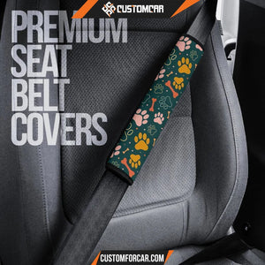 Dog Paw Pattern Custom Seat Belt Covers DECORINCAR