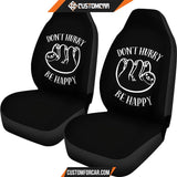 Don’t Hurry Be Happy Sloth Car Seat Covers - Car Seat Covers