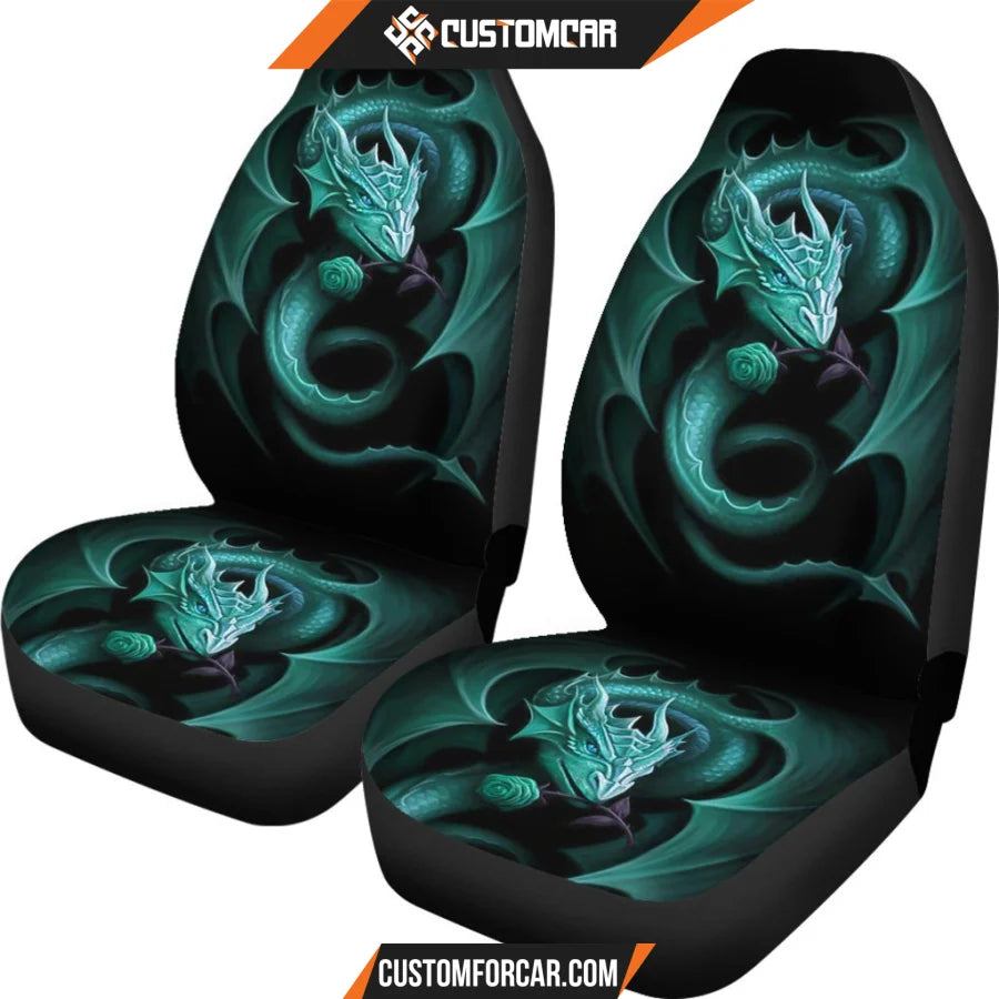 Dragon Art Design Animals Fantasy Car Seat Covers R031309 - 