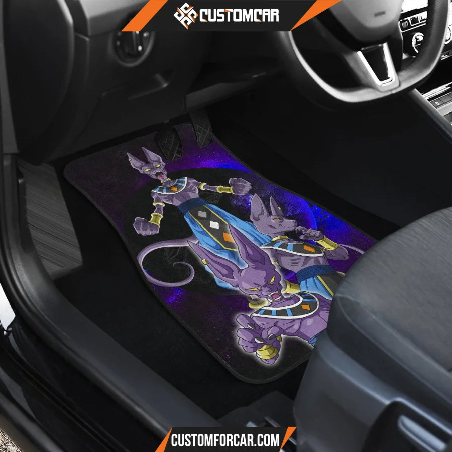 Dragon Ball Anime Car Floor Mats | DB Beerus Universe Power 