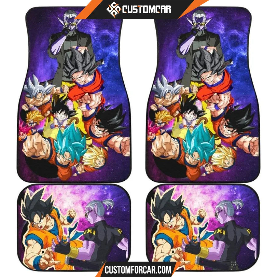 Dragon Ball Anime Car Floor Mats | DB Fu Vs Goku Super 