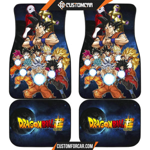 Dragon Ball Anime Car Floor Mats | DB Goku All Forms Vs 