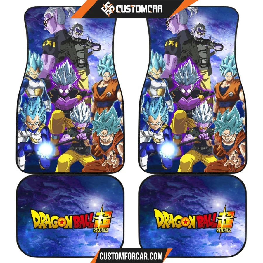 Dragon Ball Anime Car Floor Mats | DB Goku And Vegeta Vs 