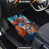 Dragon Ball Anime Car Floor Mats | DB Goku Blue Hair 