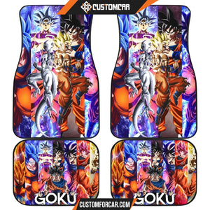 Dragon Ball Anime Car Floor Mats | DB Goku Level Up Super 