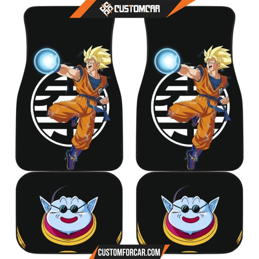 Dragon Ball Anime Car Floor Mats | DB Goku Power And Kingkai