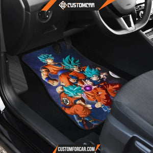 Dragon Ball Anime Car Floor Mats | DB Goku Purple Power 