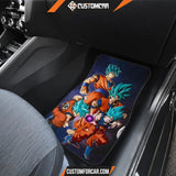 Dragon Ball Anime Car Floor Mats | DB Goku Purple Power 