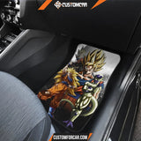 Dragon Ball Anime Car Floor Mats | DB Goku Universe Yellow 