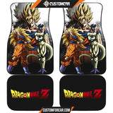 Dragon Ball Anime Car Floor Mats | DB Goku Universe Yellow 