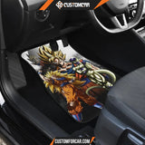 Dragon Ball Anime Car Floor Mats | DB Goku Universe Yellow 