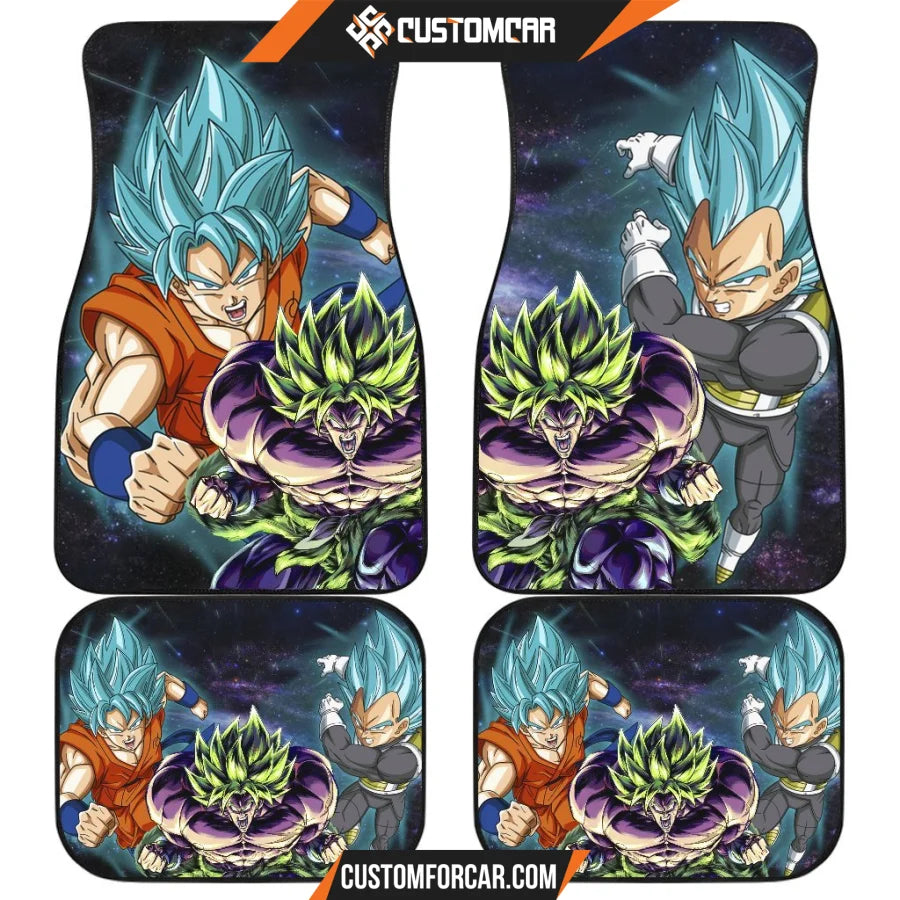 Dragon Ball Anime Car Floor Mats | DB Goku Vegeta Vs Super 