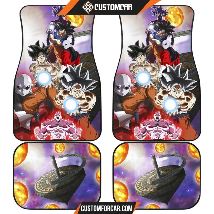 Dragon Ball Anime Car Floor Mats | DB Goku Vs Jiren Fighting