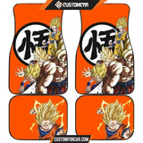 Dragon Ball Anime Car Floor Mats | DB Goku Yellow Hair 