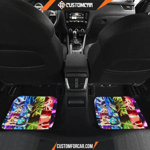 Dragon Ball Anime Car Floor Mats | DB Main Heroes Portrait 