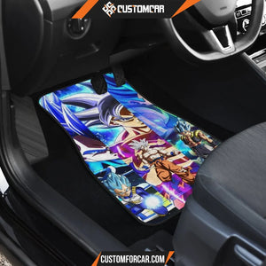 Dragon Ball Anime Car Floor Mats | DB Main Heroes Portrait 