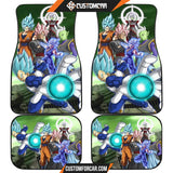 Dragon Ball Anime Car Floor Mats DB Saiyan Vegito Vs Zamazu