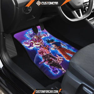 Dragon Ball Anime Car Floor Mats | DB Super Saiyan Goku Blue