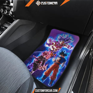 Dragon Ball Anime Car Floor Mats | DB Super Saiyan Goku Blue