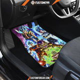 Dragon Ball Anime Car Floor Mats DB Super Saiyan Power Up