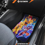 Dragon Ball Anime Car Floor Mats | DB Symbol Super Saiyan 