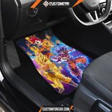 Dragon Ball Anime Car Floor Mats | DB Symbol Super Saiyan 