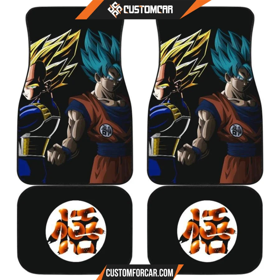 Dragon Ball Anime Car Floor Mats | DB Vegeta And Goku Dragon