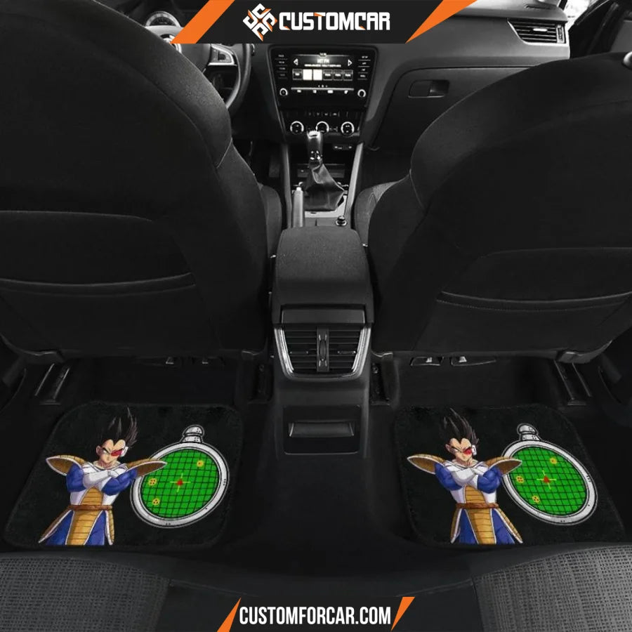 Dragon Ball Anime Car Floor Mats | DB Vegeta Saiyan Finding 