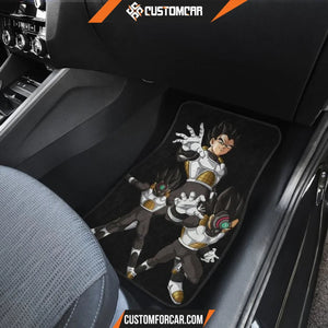 Dragon Ball Anime Car Floor Mats | DB Vegeta Xeno Dark Mask 