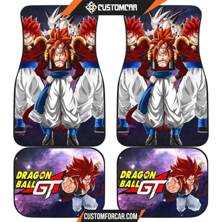 Dragon Ball Anime Car Floor Mats | Goku Super Sainyan 4 