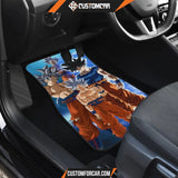 Dragon Ball Anime Car Floor Mats | Goku White Hair In Battle