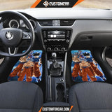 Dragon Ball Anime Car Floor Mats | Goku White Hair In Battle