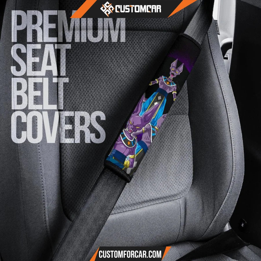 Dragon Ball Anime Seat Belt Covers | DB Beerus Universe 