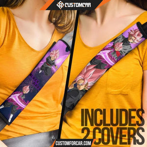 Dragon Ball Anime Seat Belt Covers | DB Black Goku Punk Hair