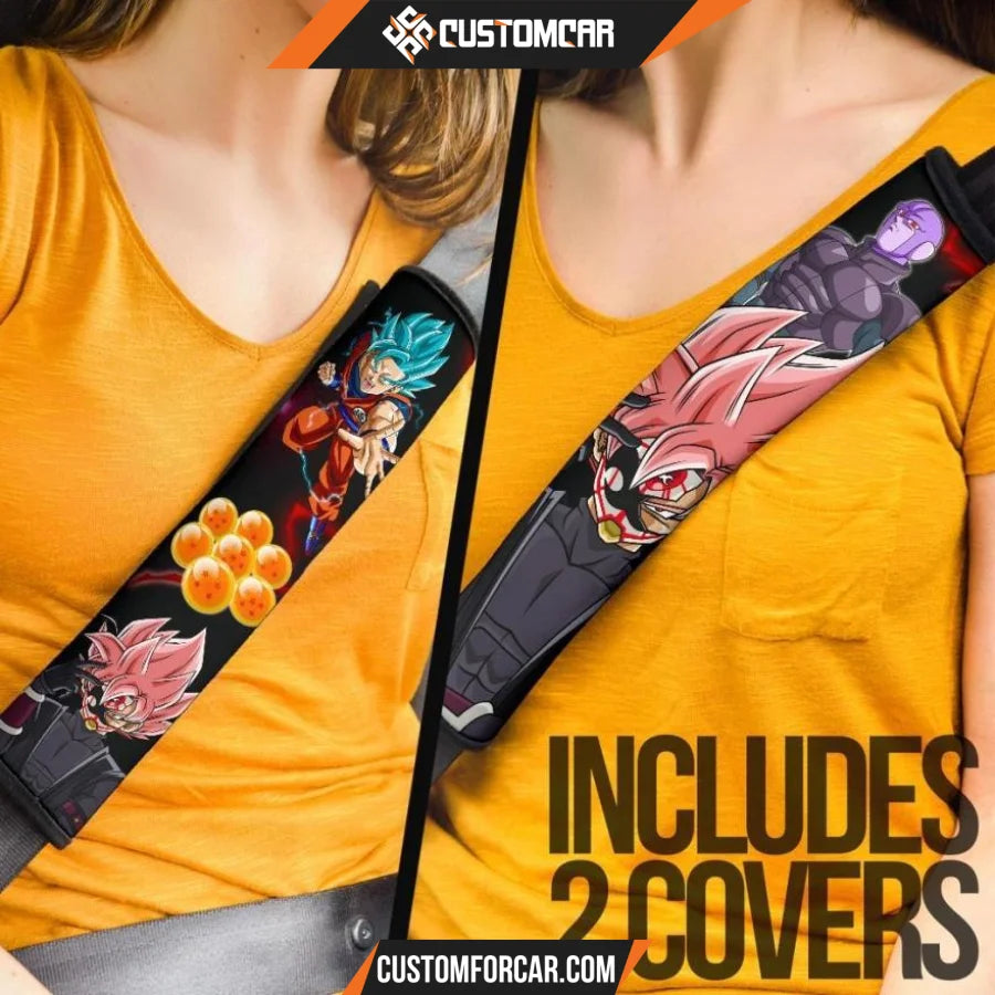 Dragon Ball Anime Seat Belt Covers | DB Evil Black Goku 