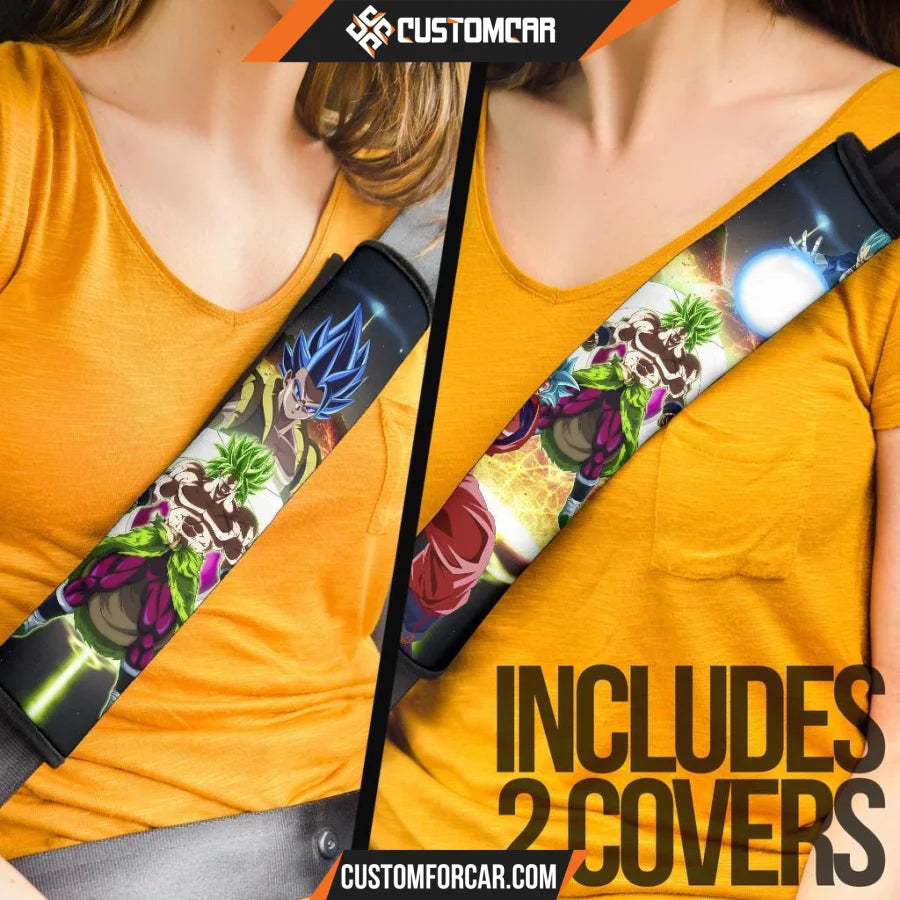 Dragon Ball Anime Seat Belt Covers | DB Goku And Vegeta Vs 